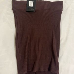 Fashion nova brown skirt